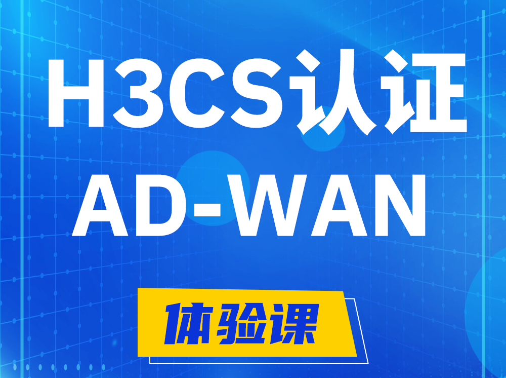 广州H3CS-AD-WAN解决方案专家认证培训课程